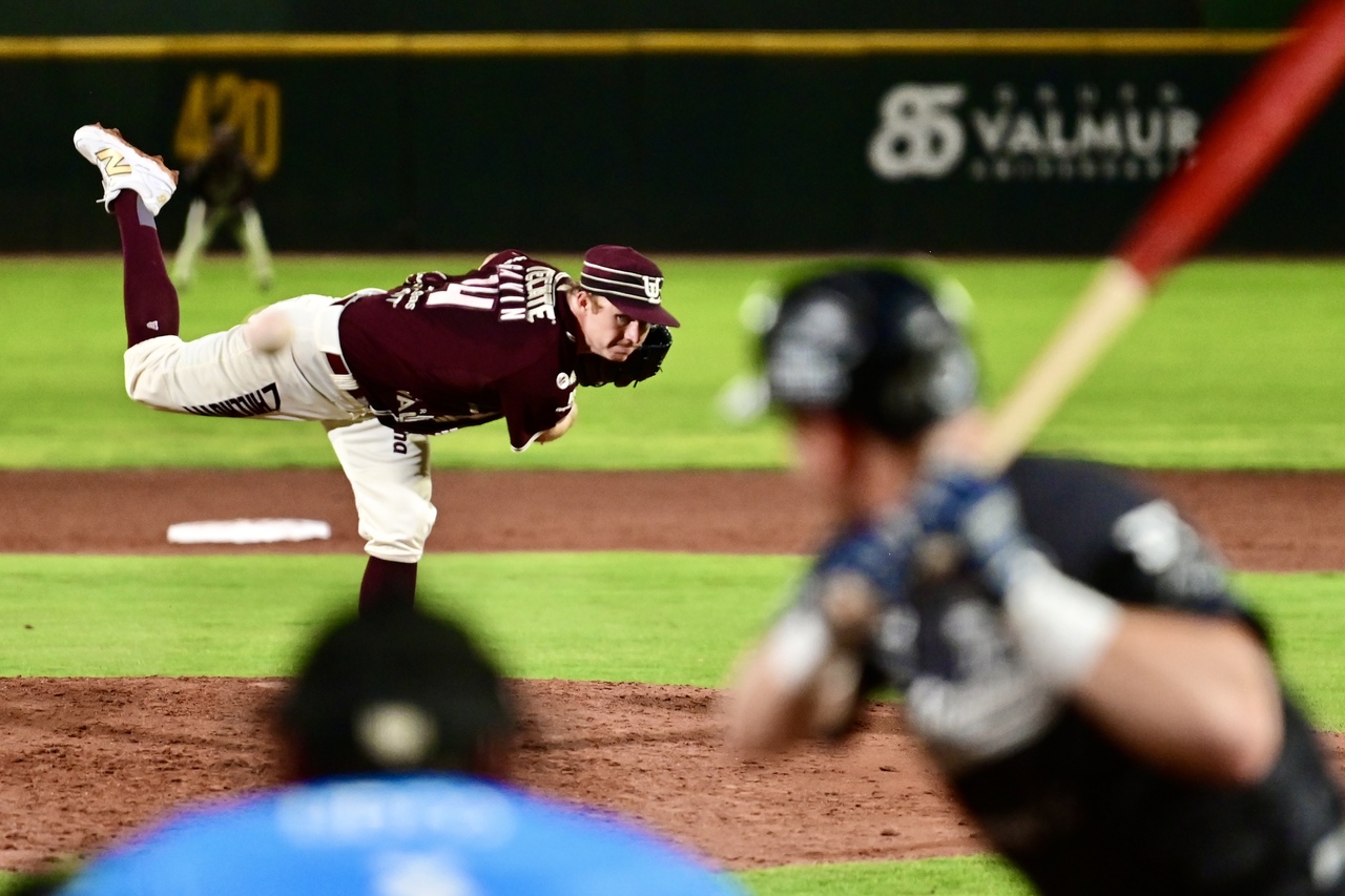 Grant Gavin sumó su primera derrota en la LMB tras su mala salida ante los Sultanes de Monterrey.
