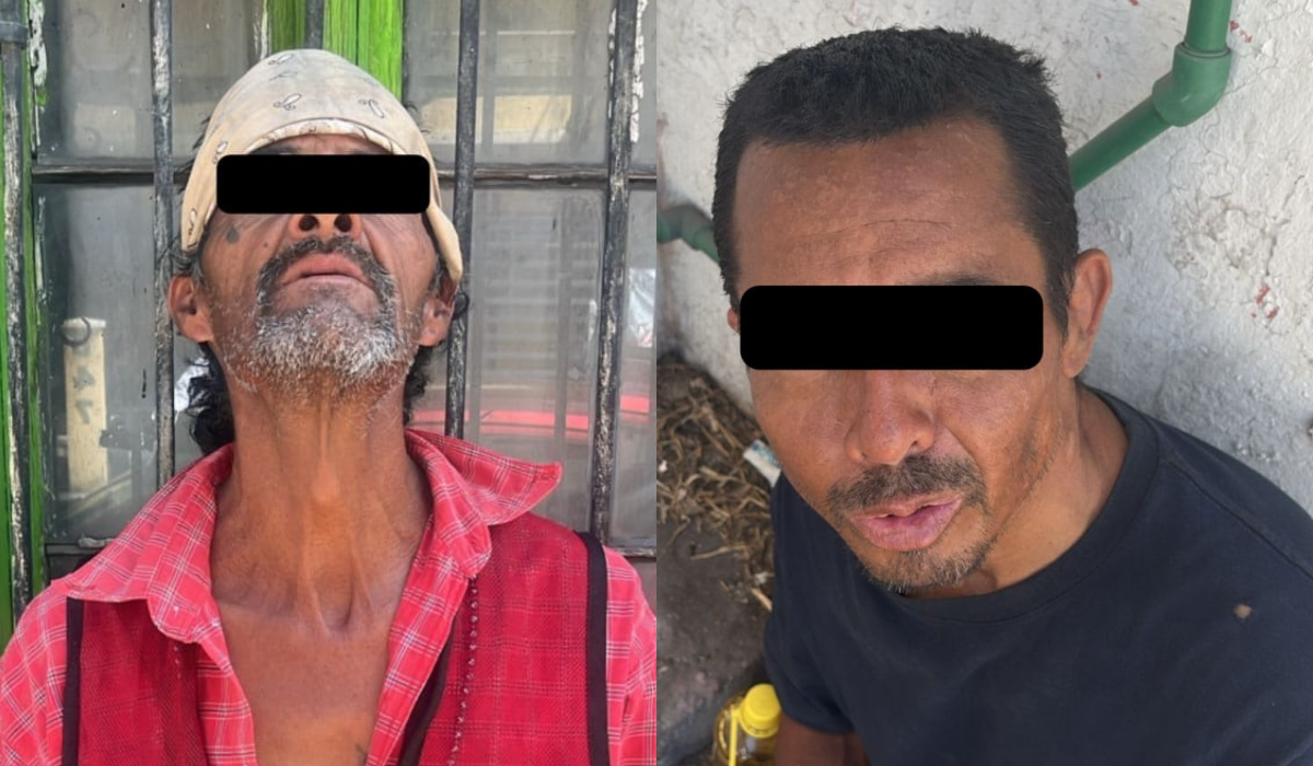 Policía de Saltillo detiene a a dos sujetos por agredir a una persona mayor