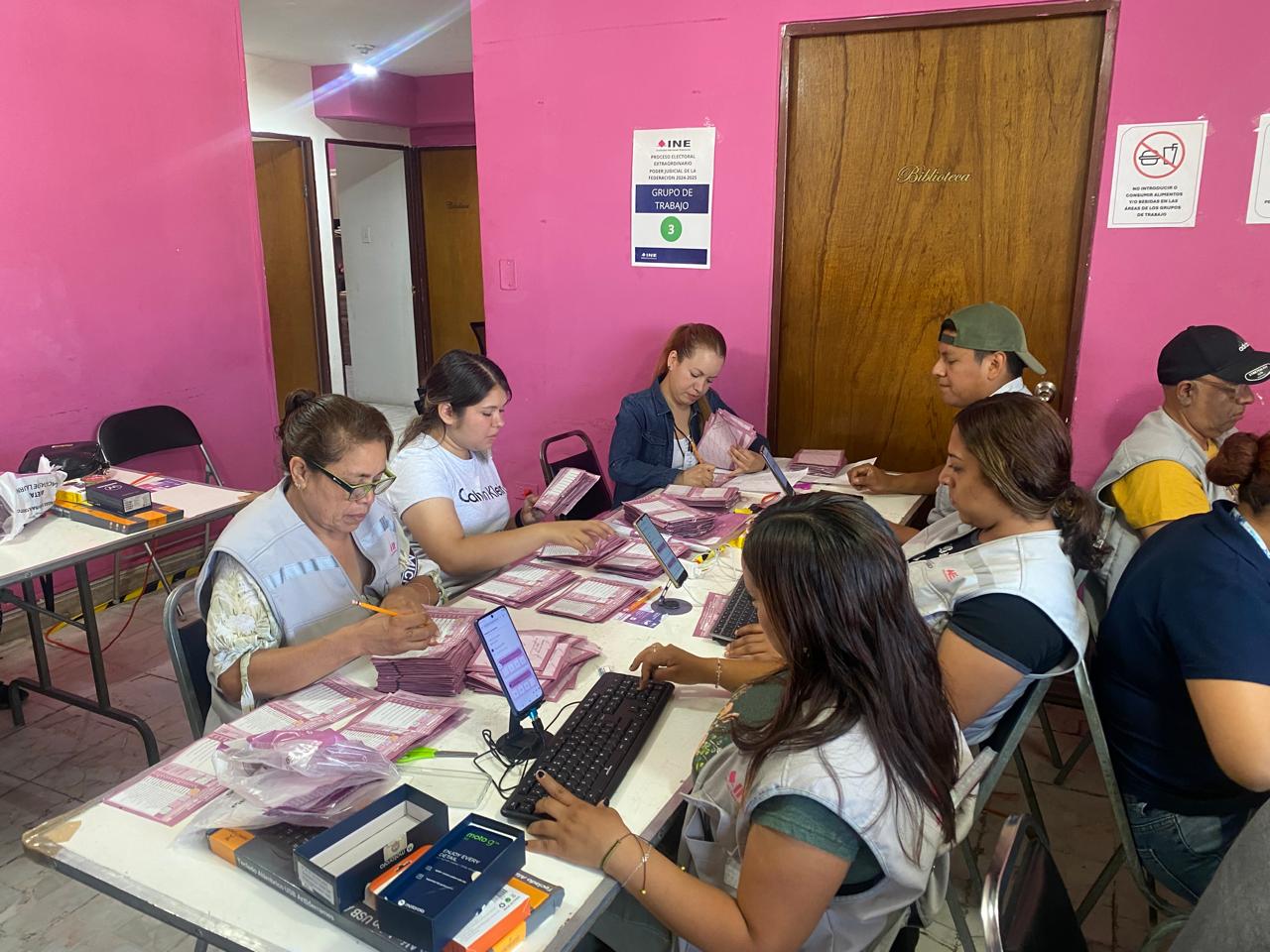 Concluyen con trabajos de la elección judicial en el Distrito 02 del INE en Coahuila