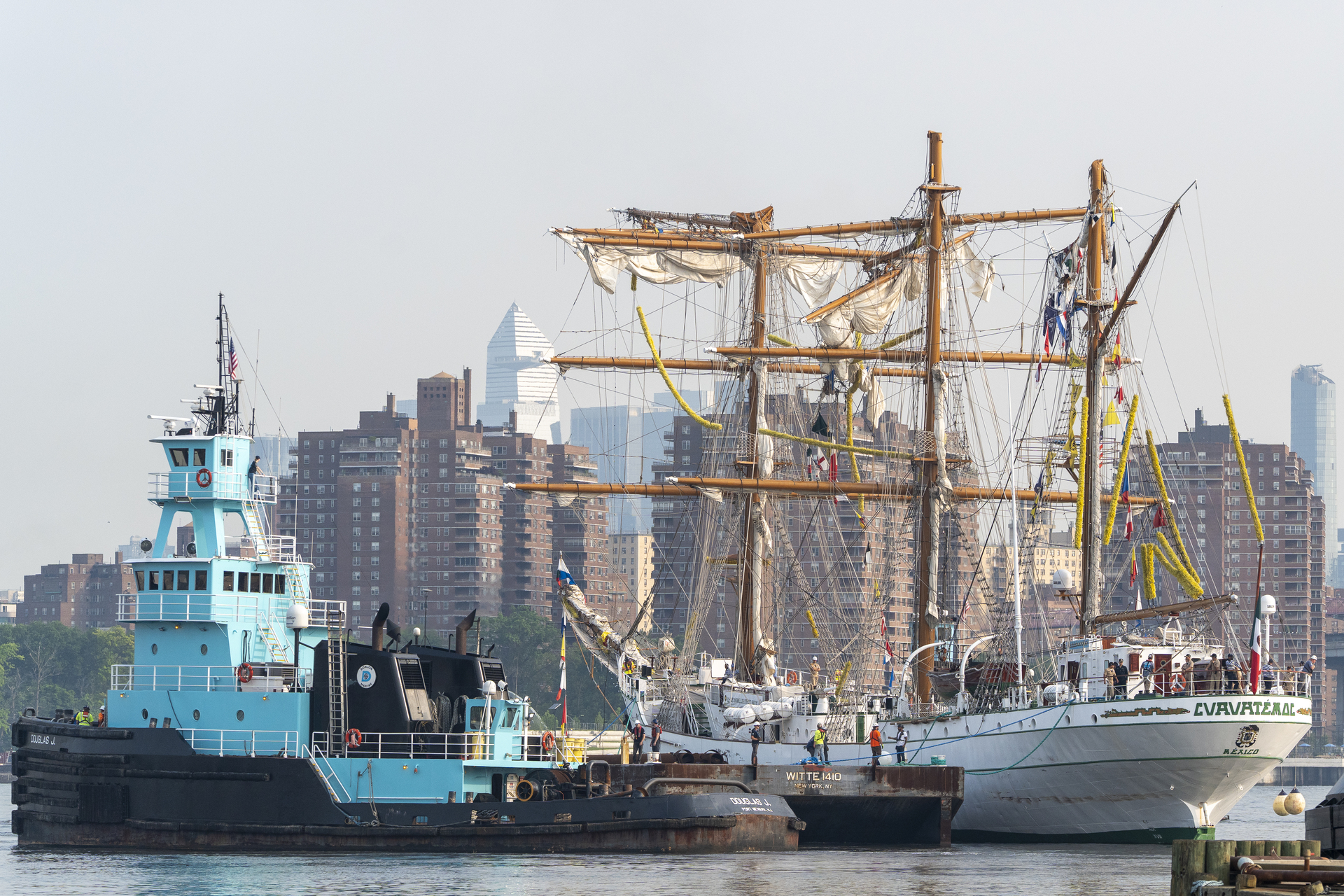 ¿Qué avances se tiene del Buque Cuauhtémoc, el cual chocó con el puente de Brooklyn en Nueva York?