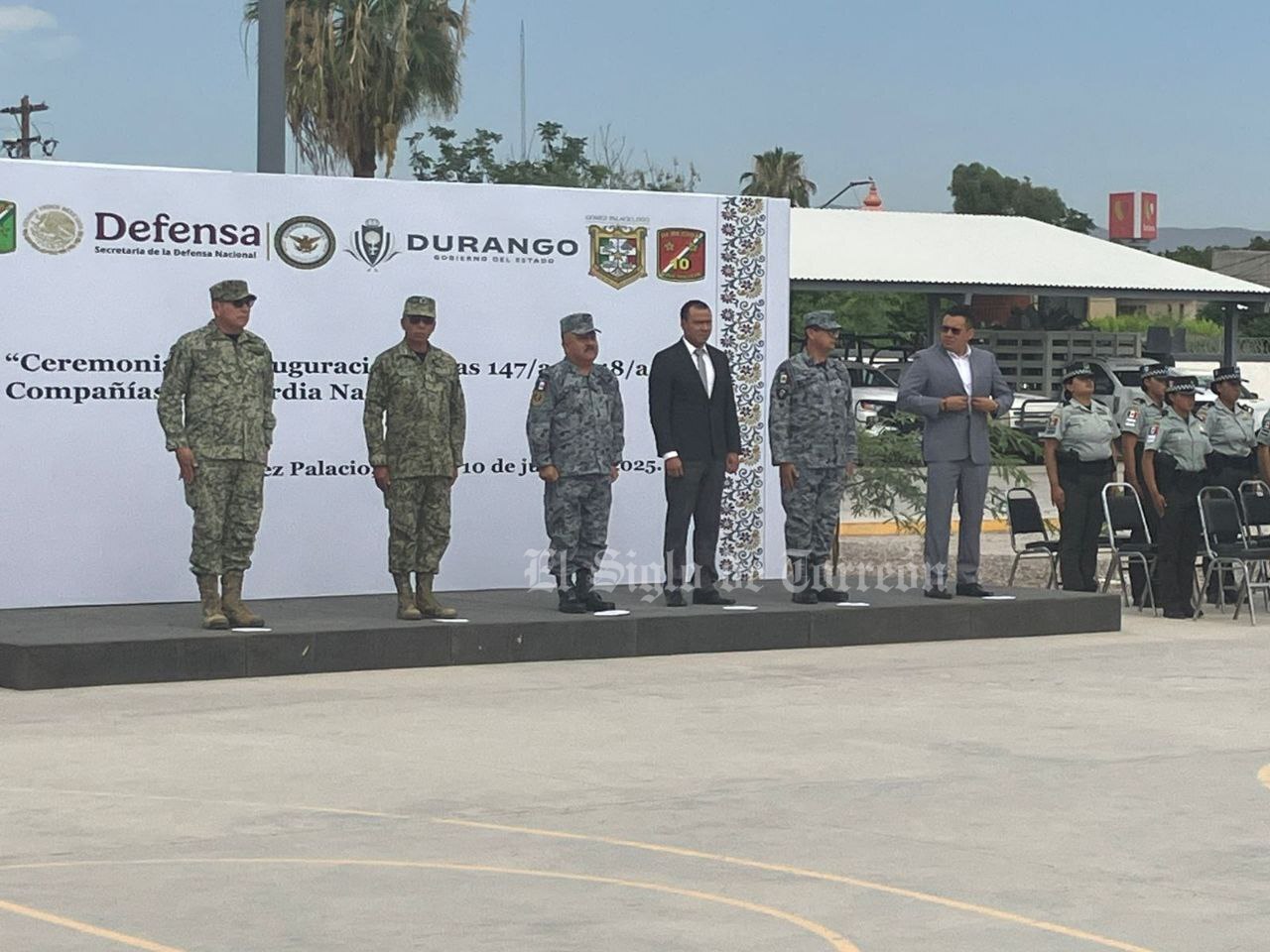 Inauguran Compañías de la Guardia Nacional en Gómez Palacio y Vicente Guerrero