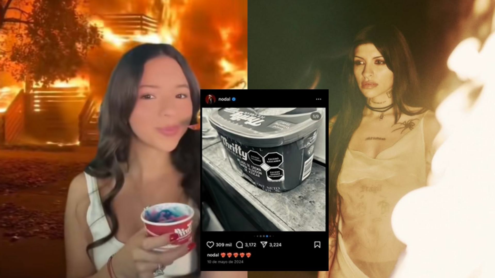 Leonardo Aguilar aviva tensión entre Ángela, Nodal y Cazzu tras video