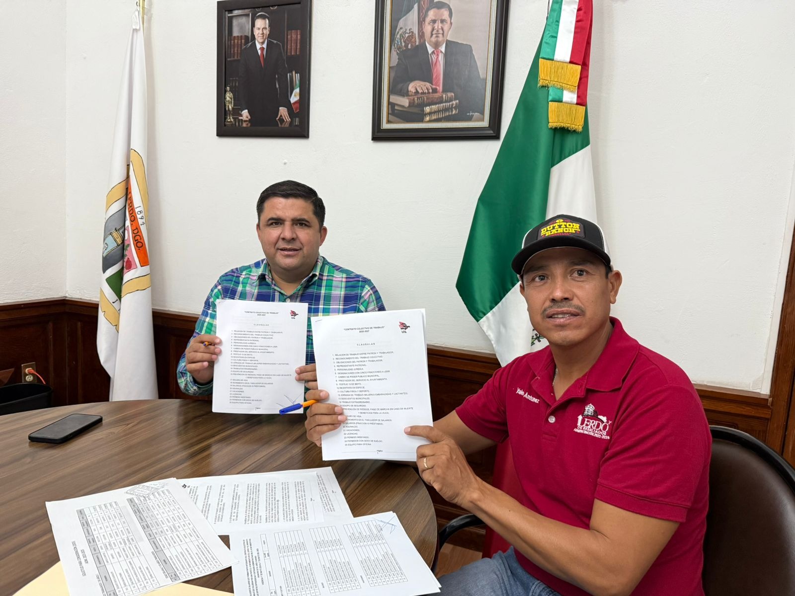 Autoriza alcalde de Lerdo aumento salarial del 6 por ciento a empleados sindicalizados
