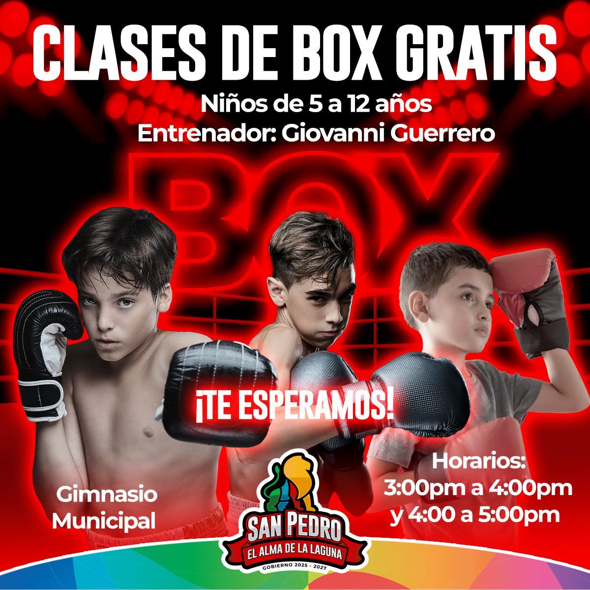¿Te gustaría que tu hijo practicara box? Invitan a clases gratuitas en San Pedro