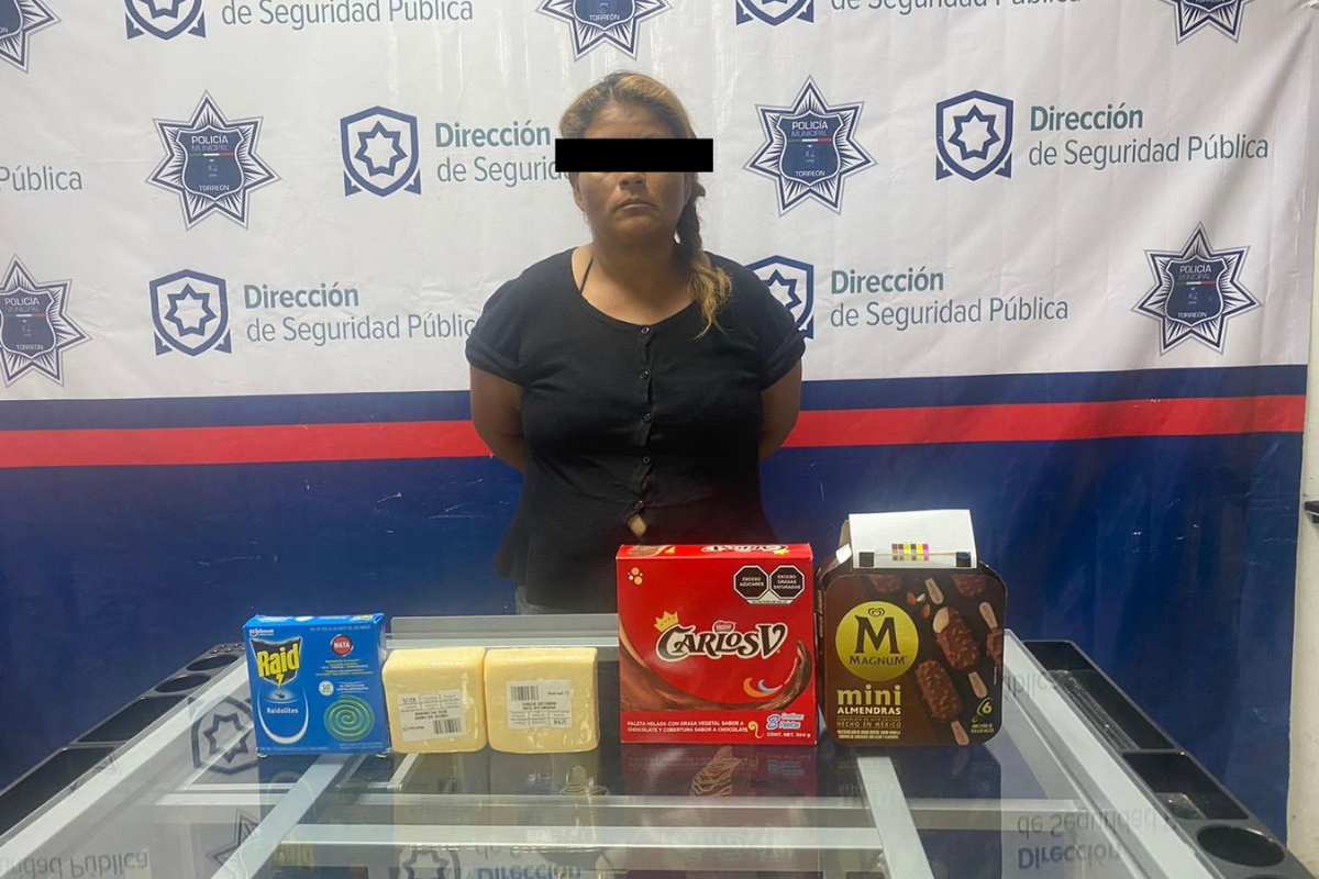 Aseguran a mujer por robo en tienda del bulevar Rodríguez Triana
