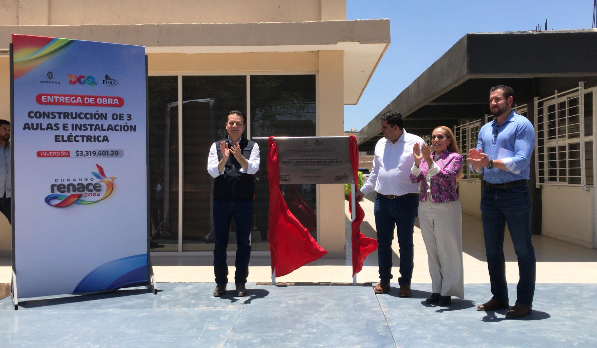 Gobierno de Durango reporta inversión global de más de 39mdp en IESEN de Lerdo