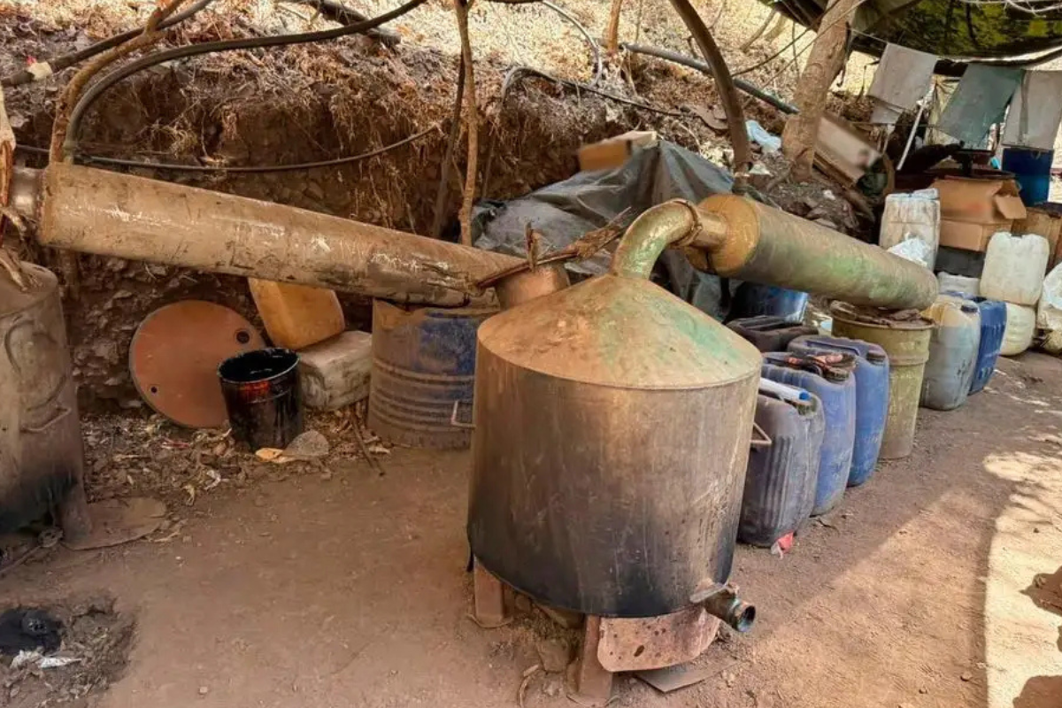 Desmantelan laboratorio de metanfetaminas en Durango con 150 kilos asegurados
