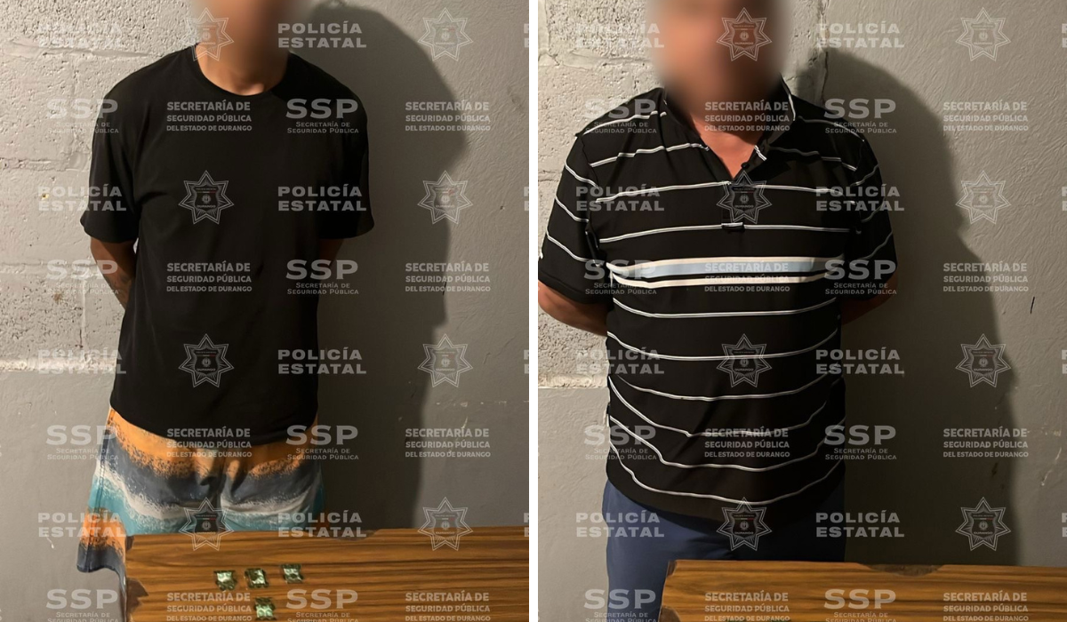 Detienen a dos con cristal en Lerdo