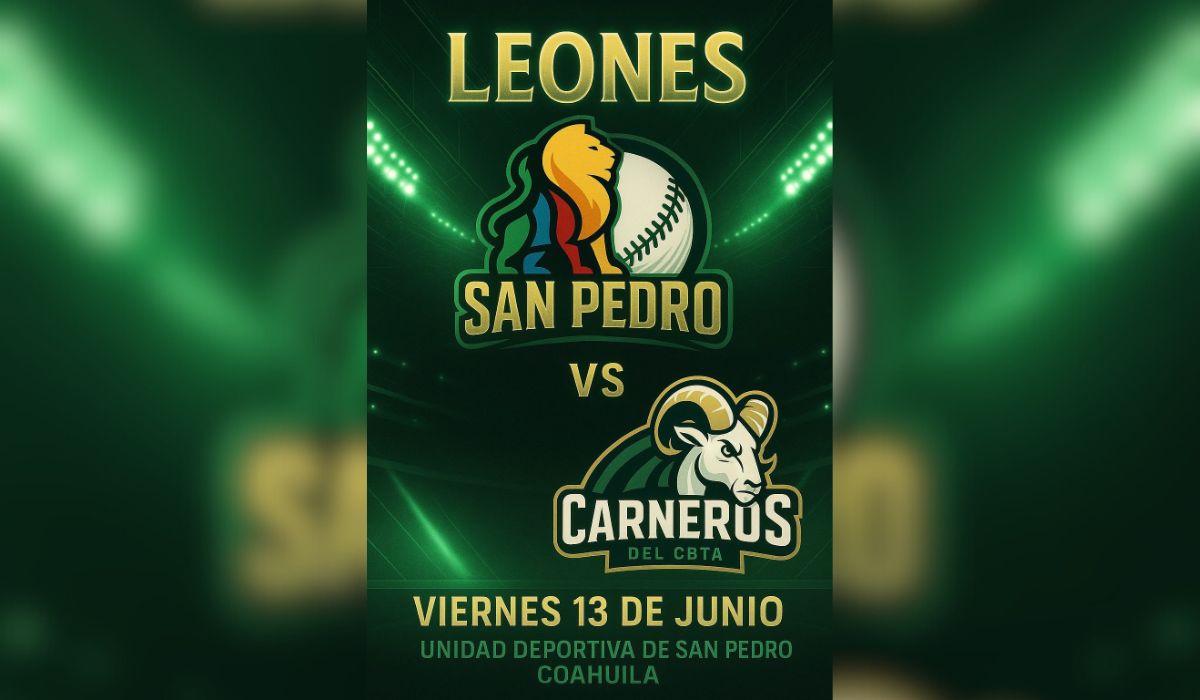 Se enfrentarán los Leones de San Pedro y Carneros del CBTA en la Liga Sinergia