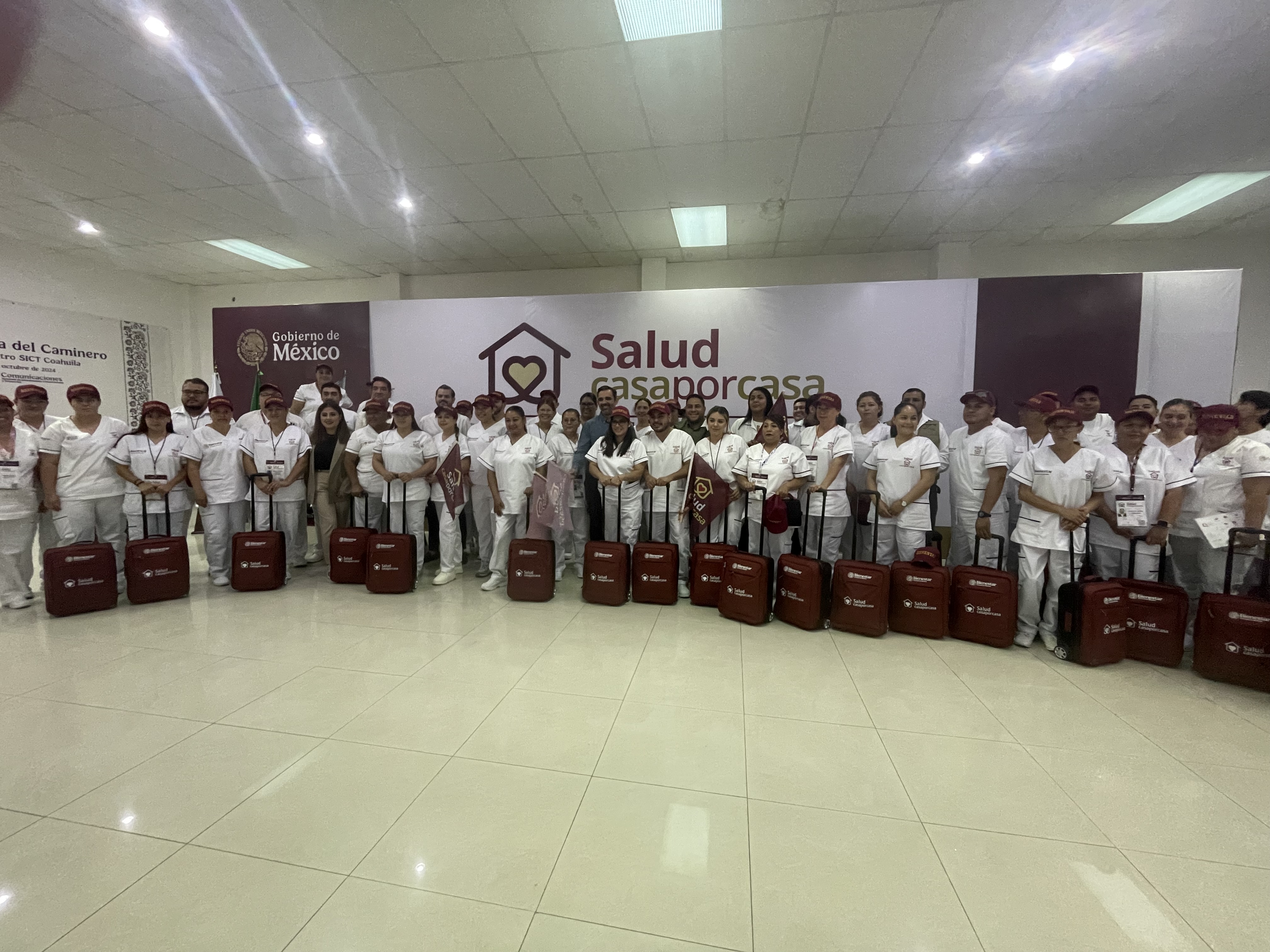 Dan banderazo oficial al programa Salud Casa por Casa en Coahuila