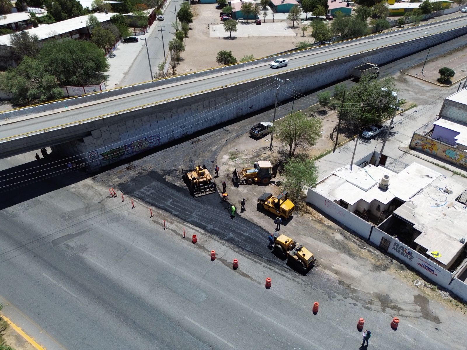 Inician trabajos de pavimentación del bulevar Sánchez Madariaga en Gómez Palacio