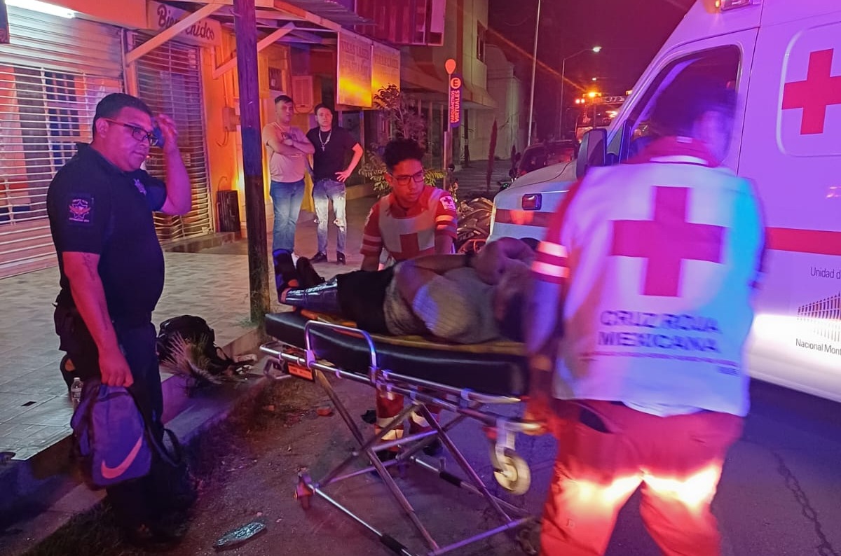 Accidente en el centro de Torreón.