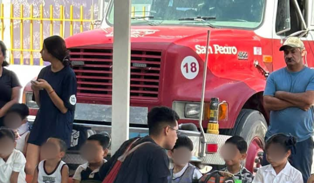 Continúan visitas del personal de Bomberos San Pedro a instituciones educativas