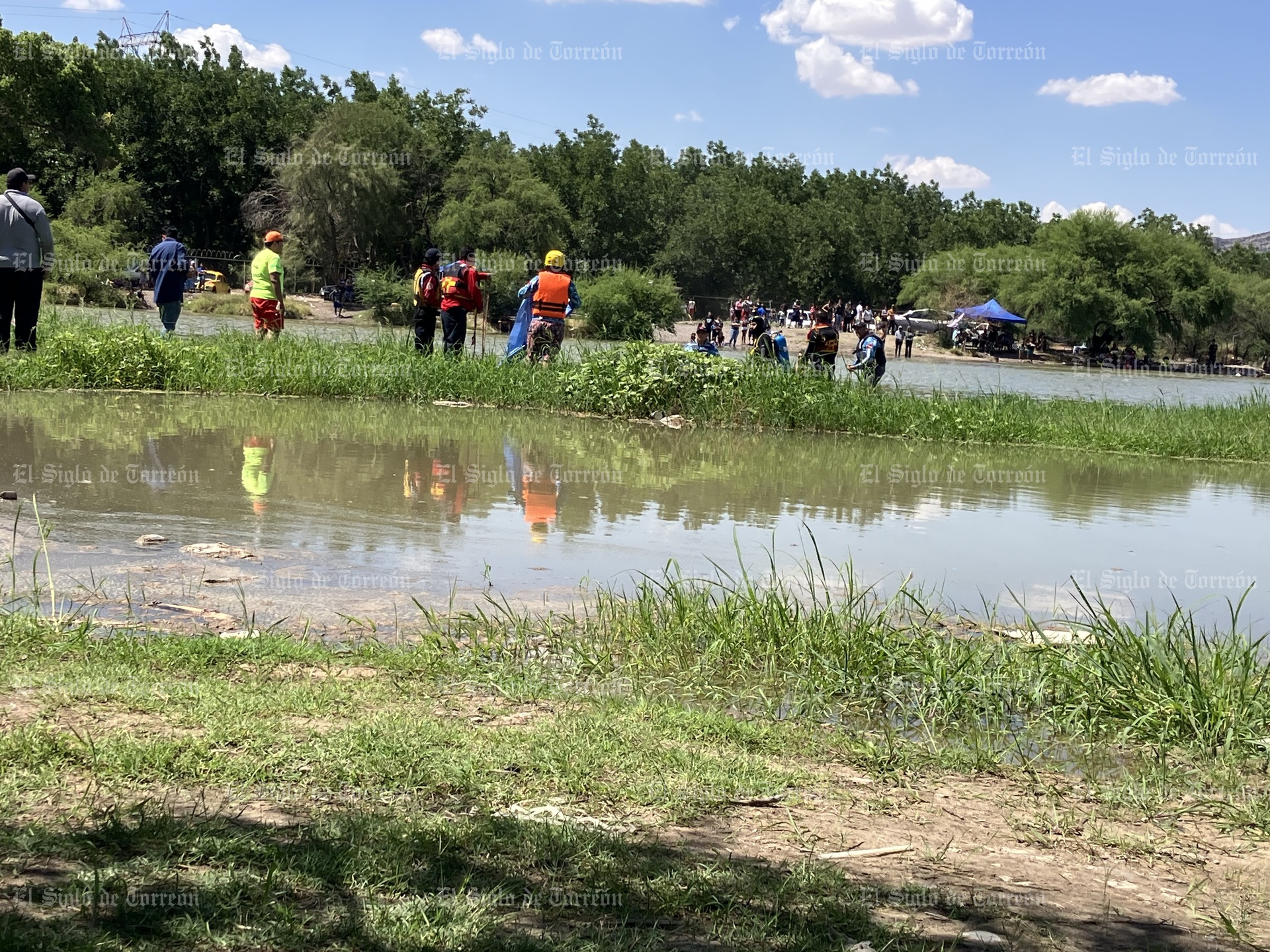 Hombre muere ahogado en Lerdo, acudió a paraje del río Nazas a festejar el Día del Padre
