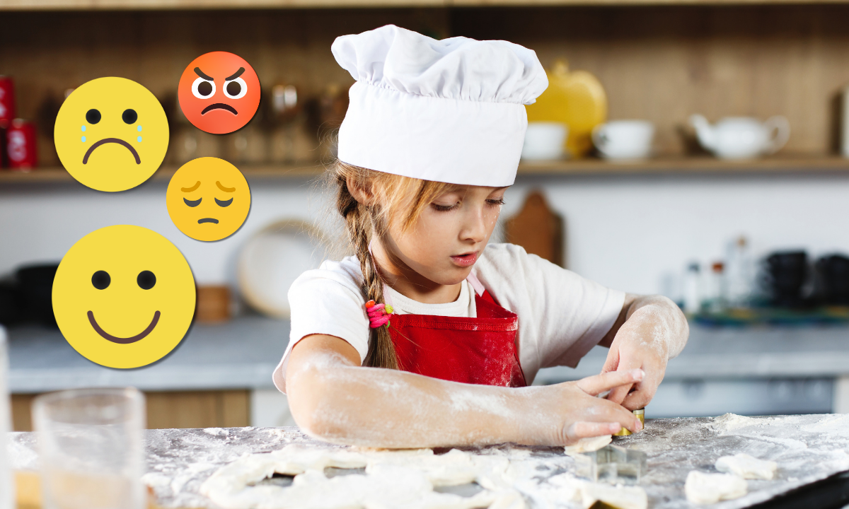 La cocina como un lugar para poner foco en las emociones de los niños