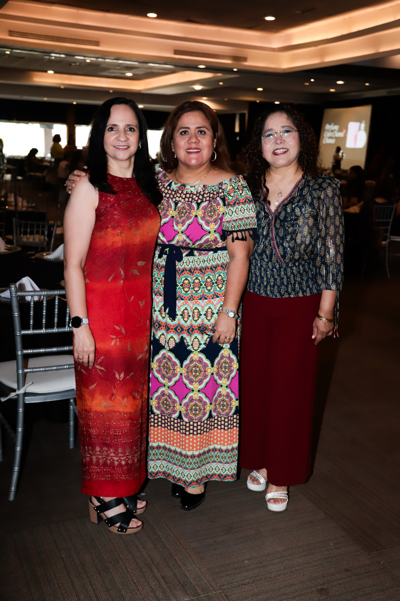 Cristina Díaz, Marsela Adame y Claudia Tello.