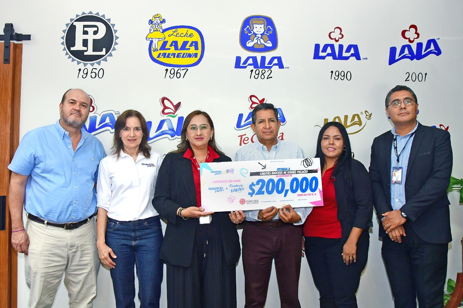 Fundación Lala y Maratón Lala entregan apoyo a asociaciones laguneras a través de “Corredores con causa”