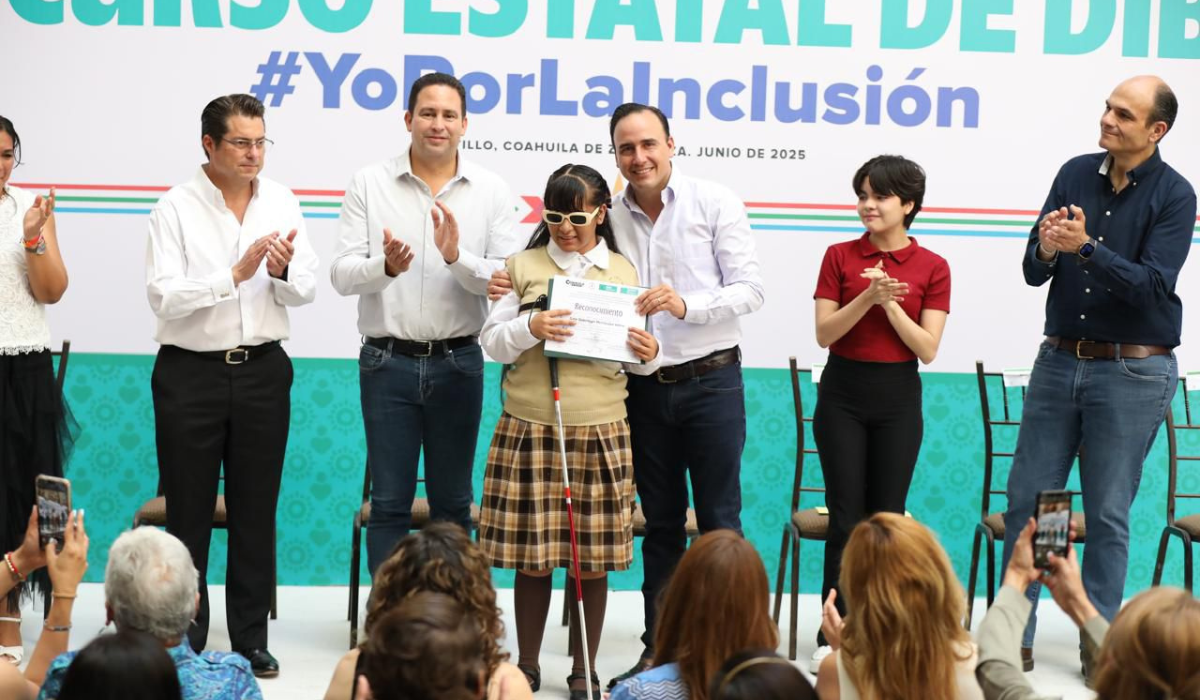 Gobernador del Estado premia a las y los ganadores del Concurso Estatal de Dibujo