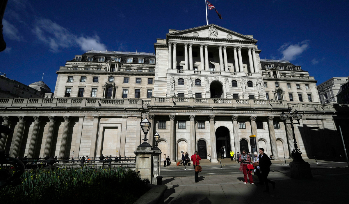Banco de Inglaterra mantiene tasa de interés sin cambios ante turbulencia global