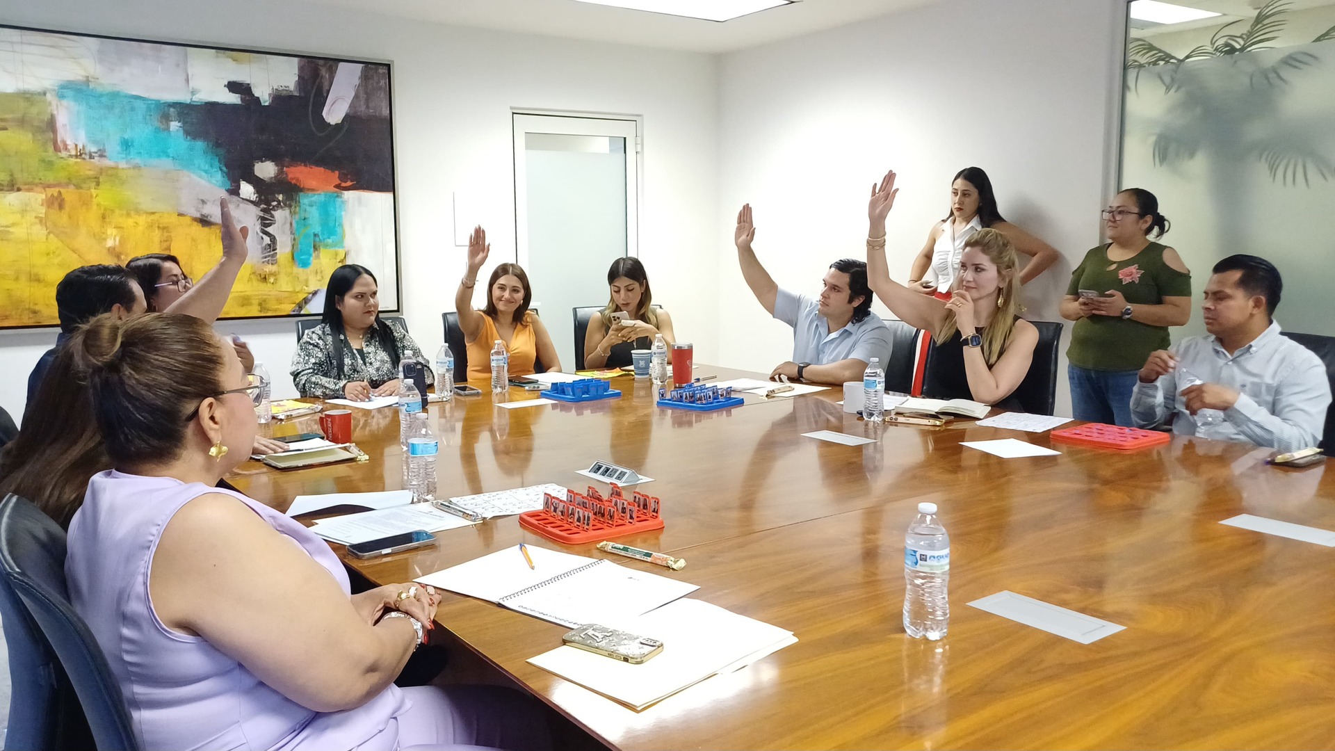 Estudiantes presentaron sus proyectos de inclusión a los regidores del ayuntamiento de Torreón