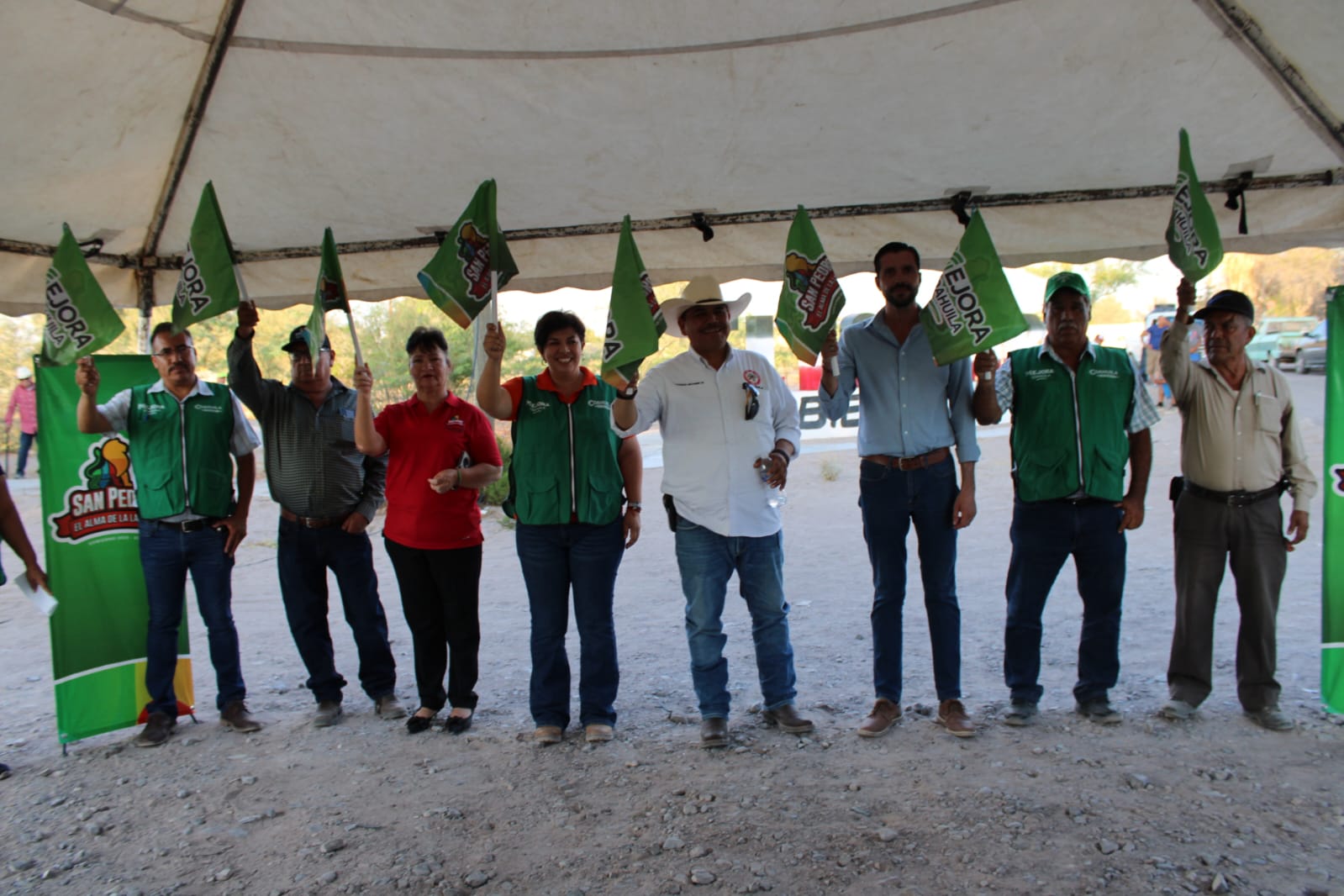 Arrancan obra de agua potable ejido El Estribo de San Pedro, pero no dicen cuanto se invertirá