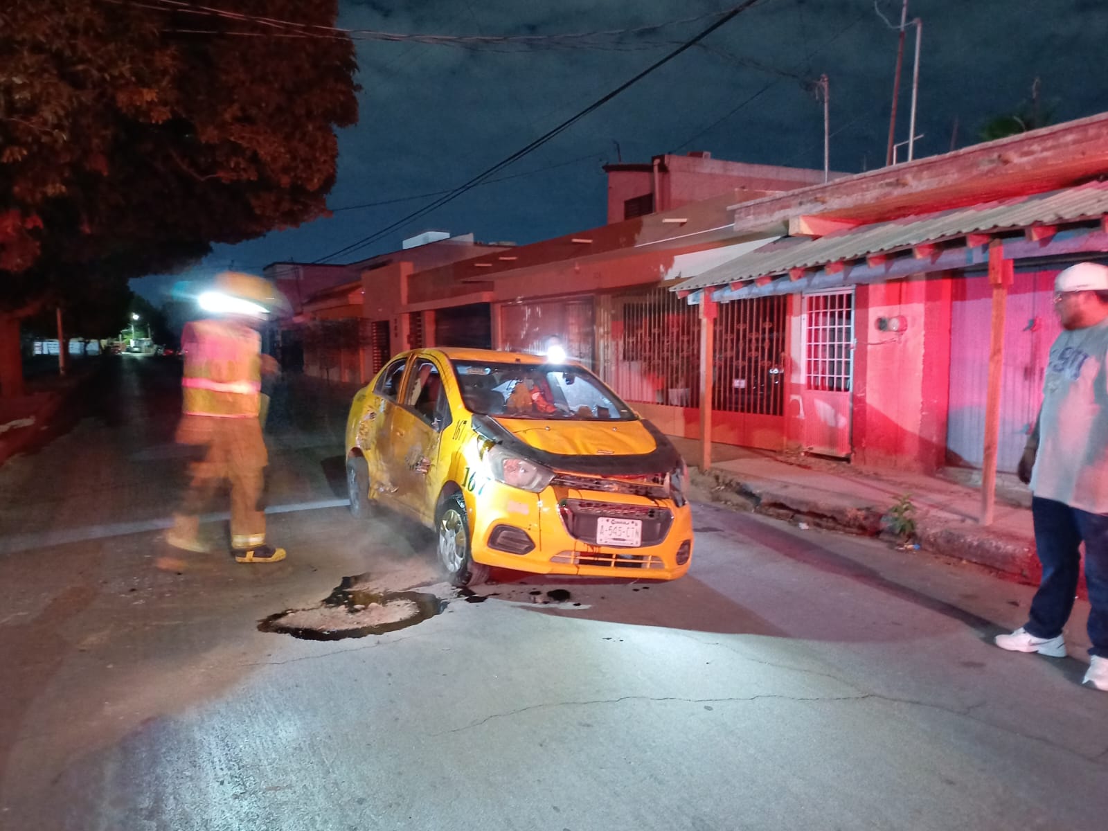 Accidente en colonia Valle Dorado de Torreón.