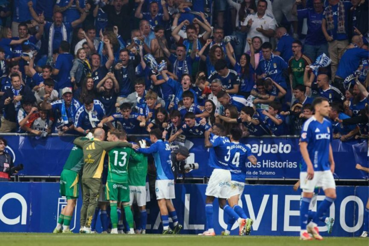 Real Oviedo, de Grupo Pachuca, vence a Mirandés y regresa a la Primera División de España tras 24 años