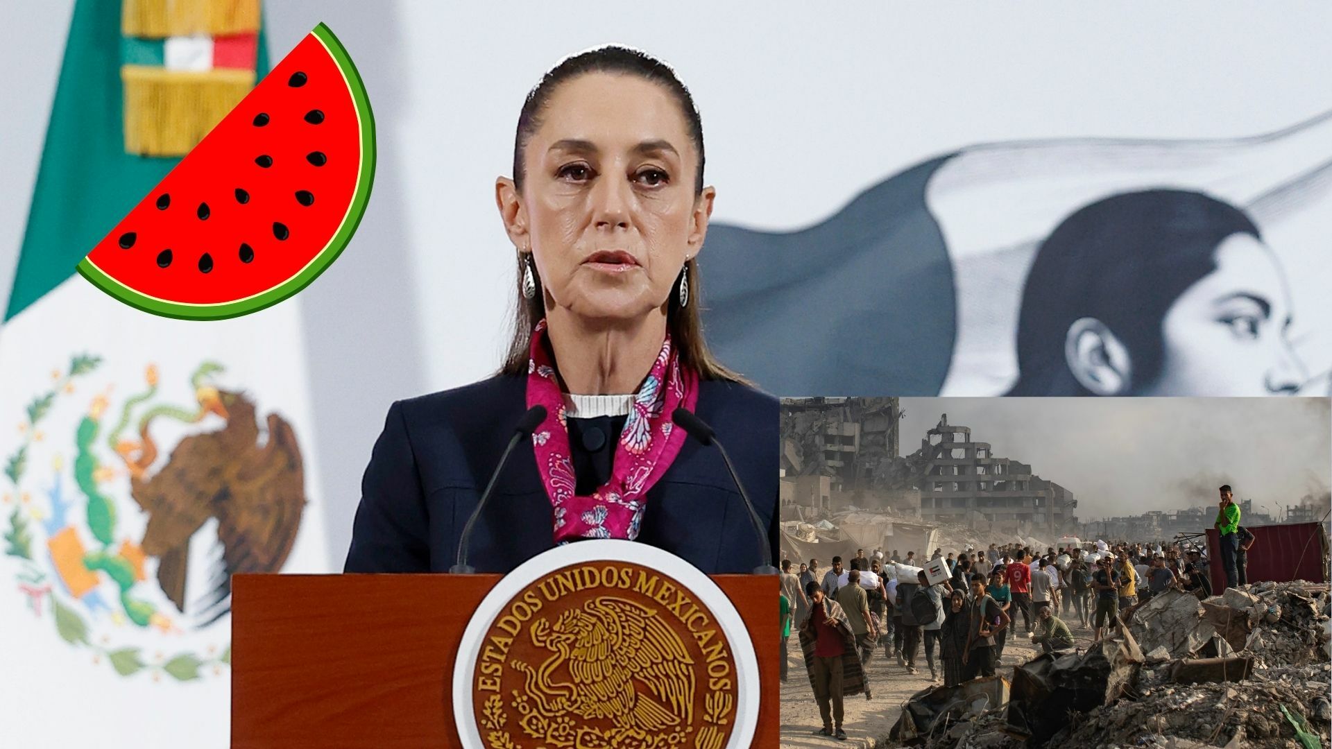 Así justificó Sheinbaum no solidarizarse con Palestina, pese a sus dichos sobre otros países
