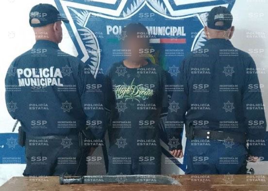 Detienen a sujeto que agredió a un hombre con un machete en Cuencamé