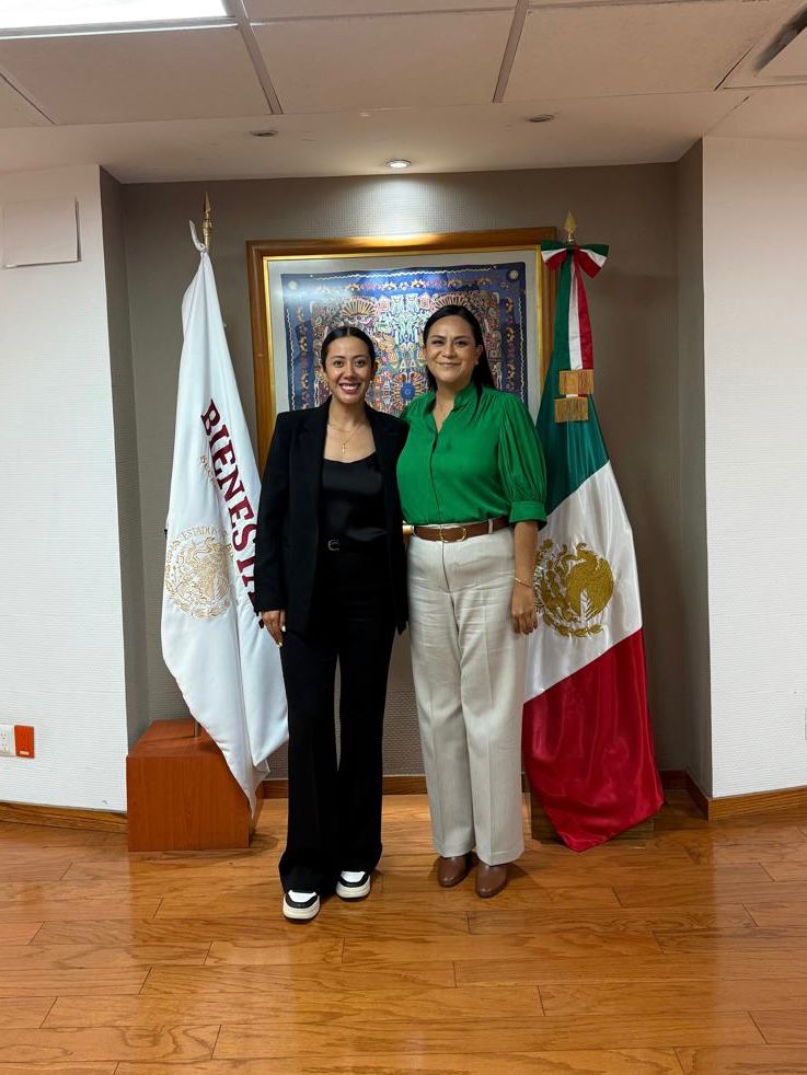 Betzabé Martínez se reúne con titulares de Secretaría de las Mujeres y Secretaría de Bienestar Social