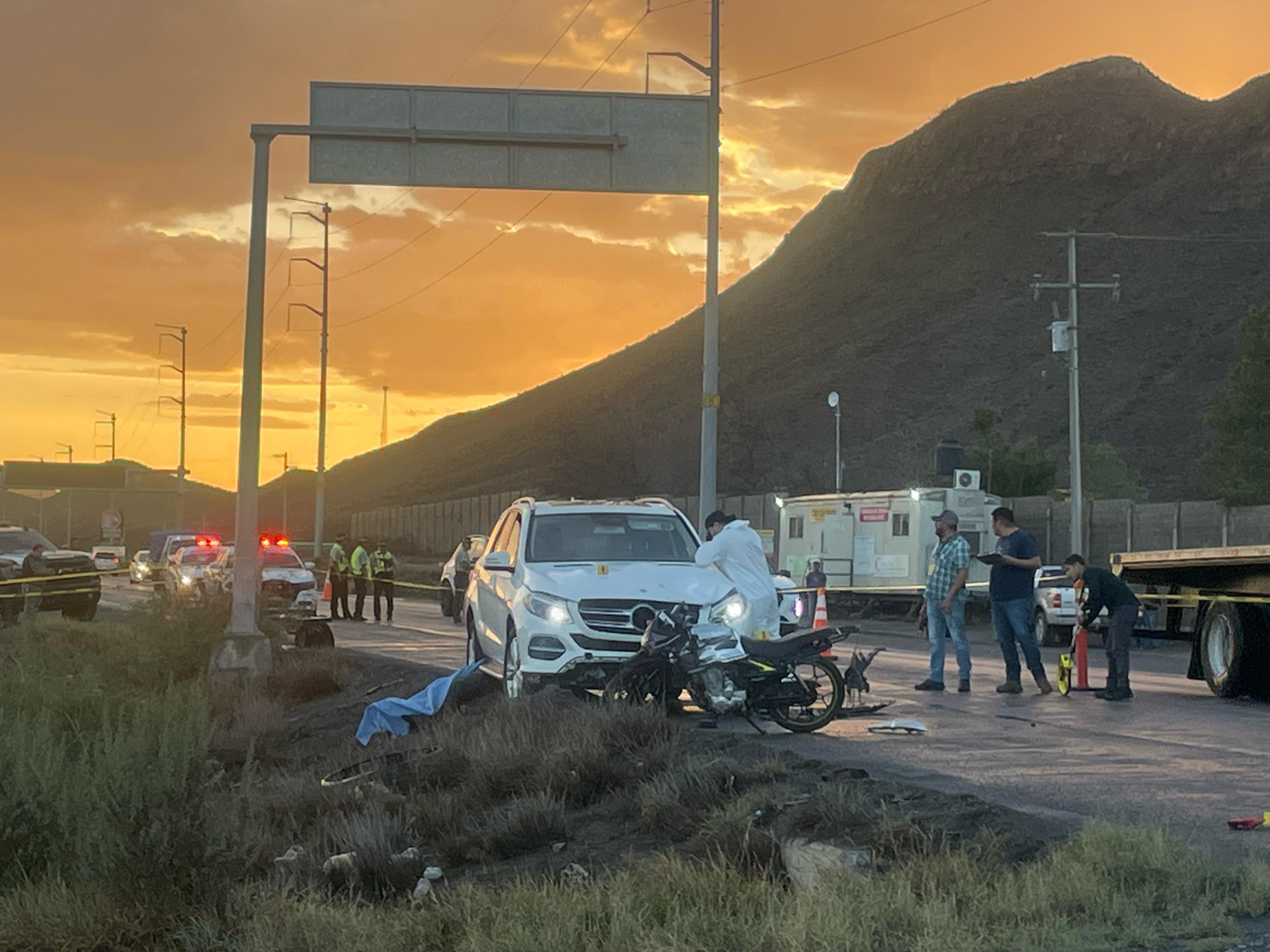 Muere motociclista tras quitar el de derecho de paso a una camioneta