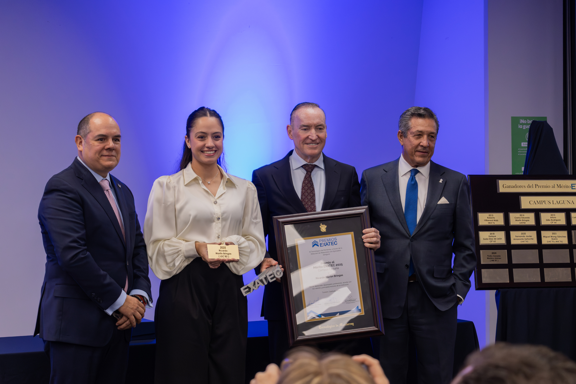 Ricardo Martín Bringas, galardonado con el Premio al Mérito EXATEC 2025