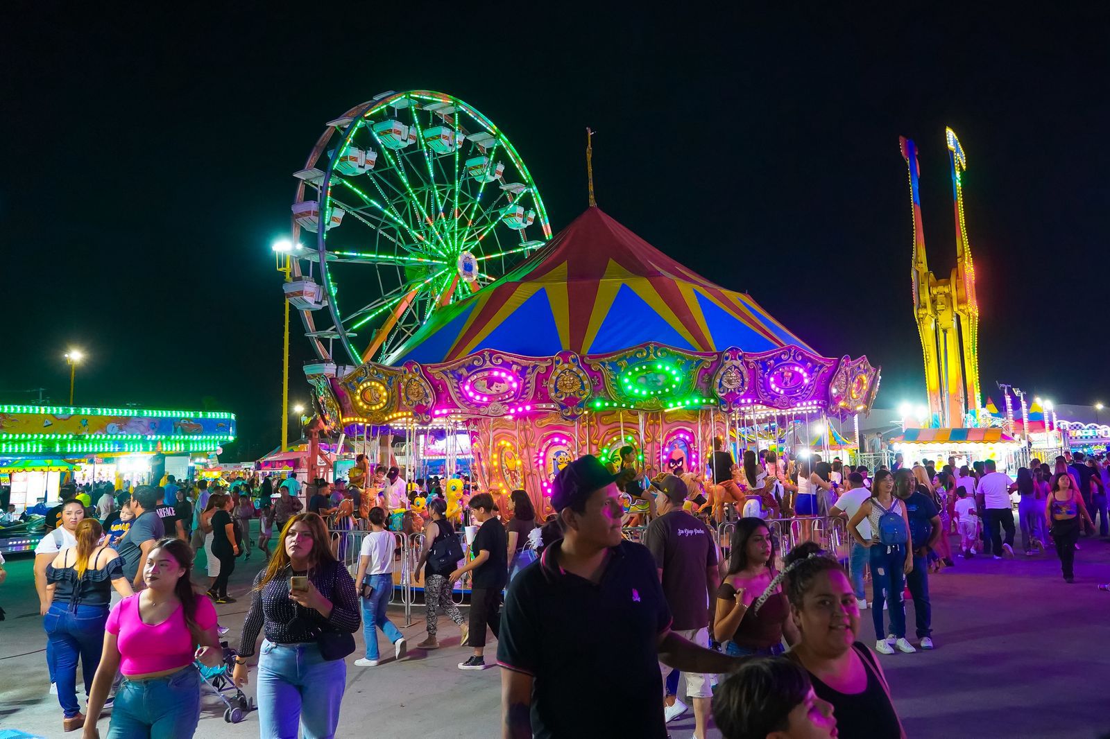 Jueves de 2x1 en juegos mecánicos en la Feria Gómez Palacio 2025