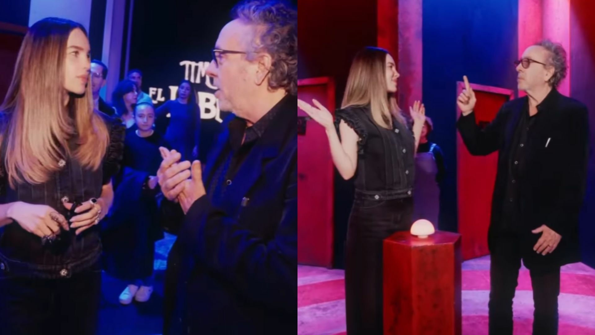 Belinda y Tim Burton sorprenden en una conexión inesperada