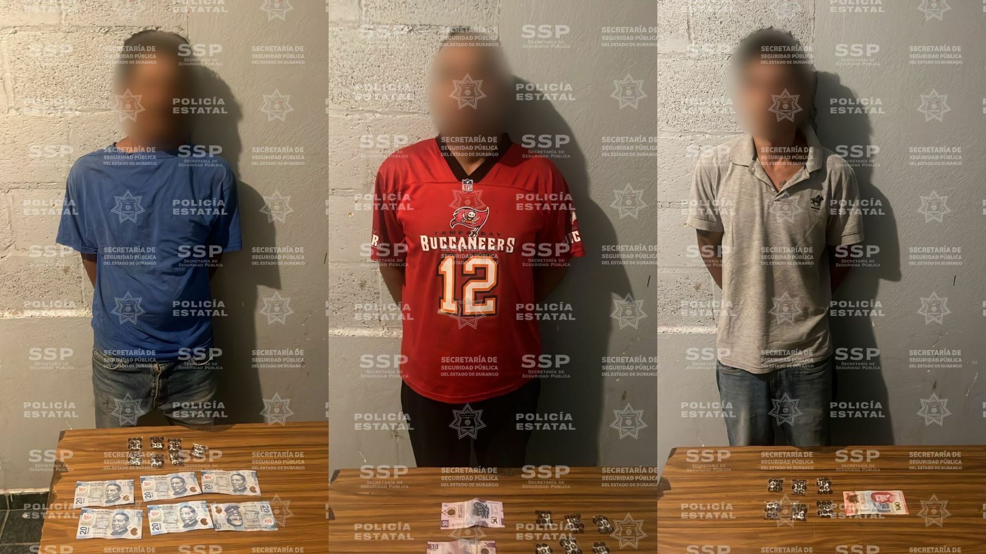 Detienen a tres con cristal en el fraccionamiento Santa Teresa de Gómez Palacio