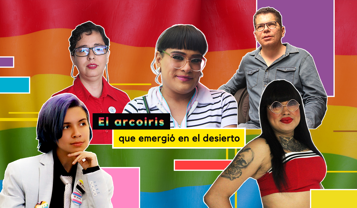 El arcoíris que emergió en el desierto: líderes LGBTIQ+ en resistencia