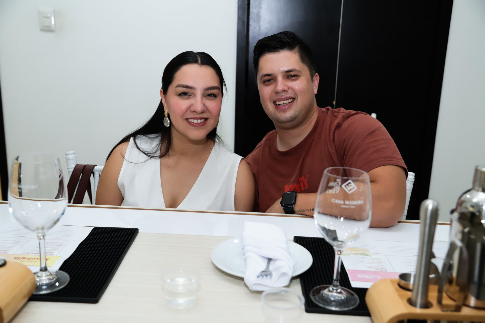 Valeria e Isidro.