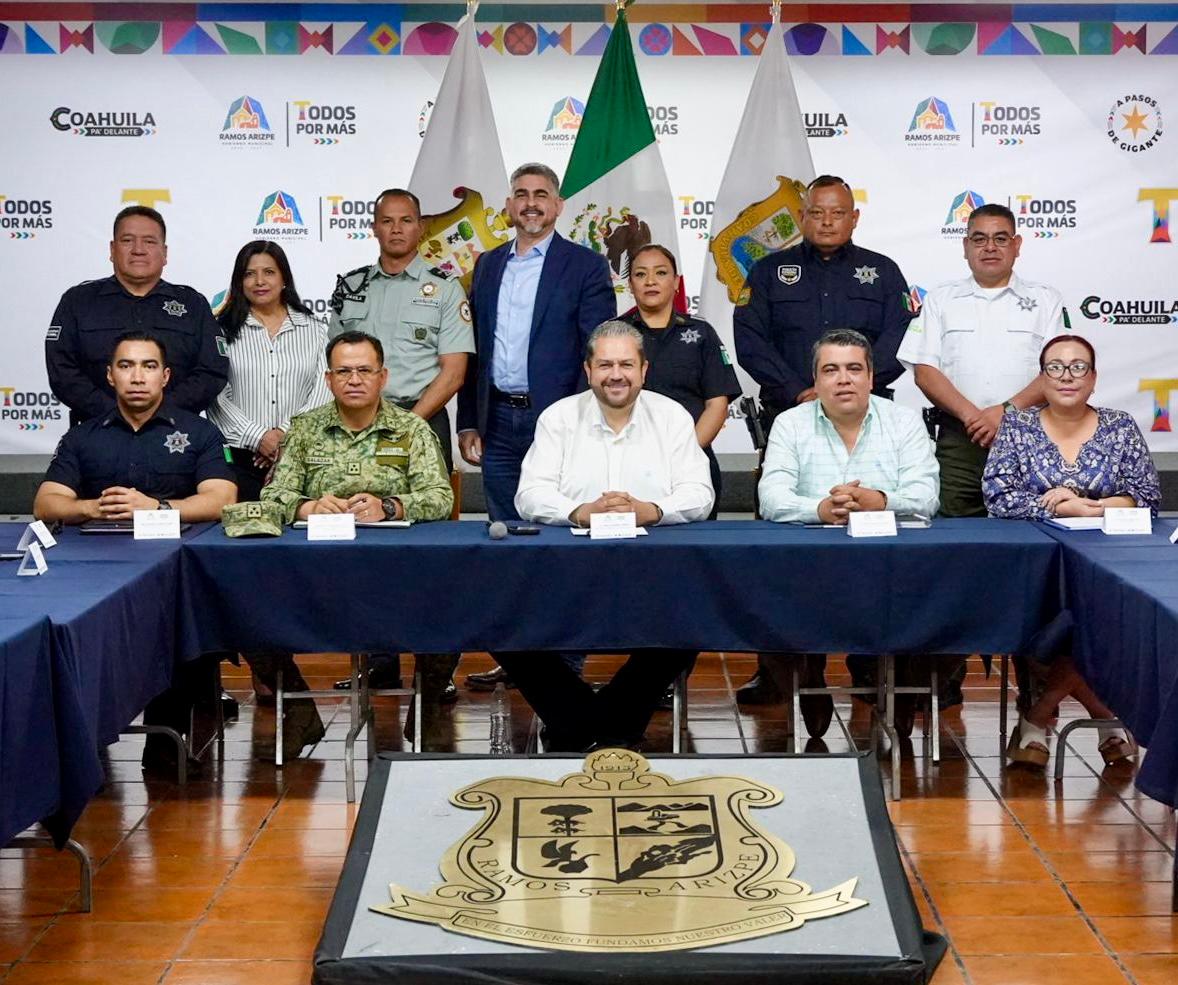 Evalúan en Ramos Arizpe estrategias en tema de seguridad