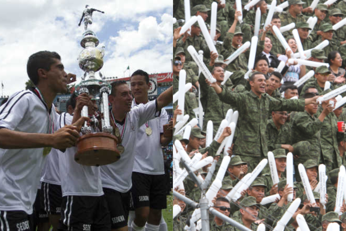 Así fue el día que el Ejército se enfrentó a la Marina en un partido de futbol