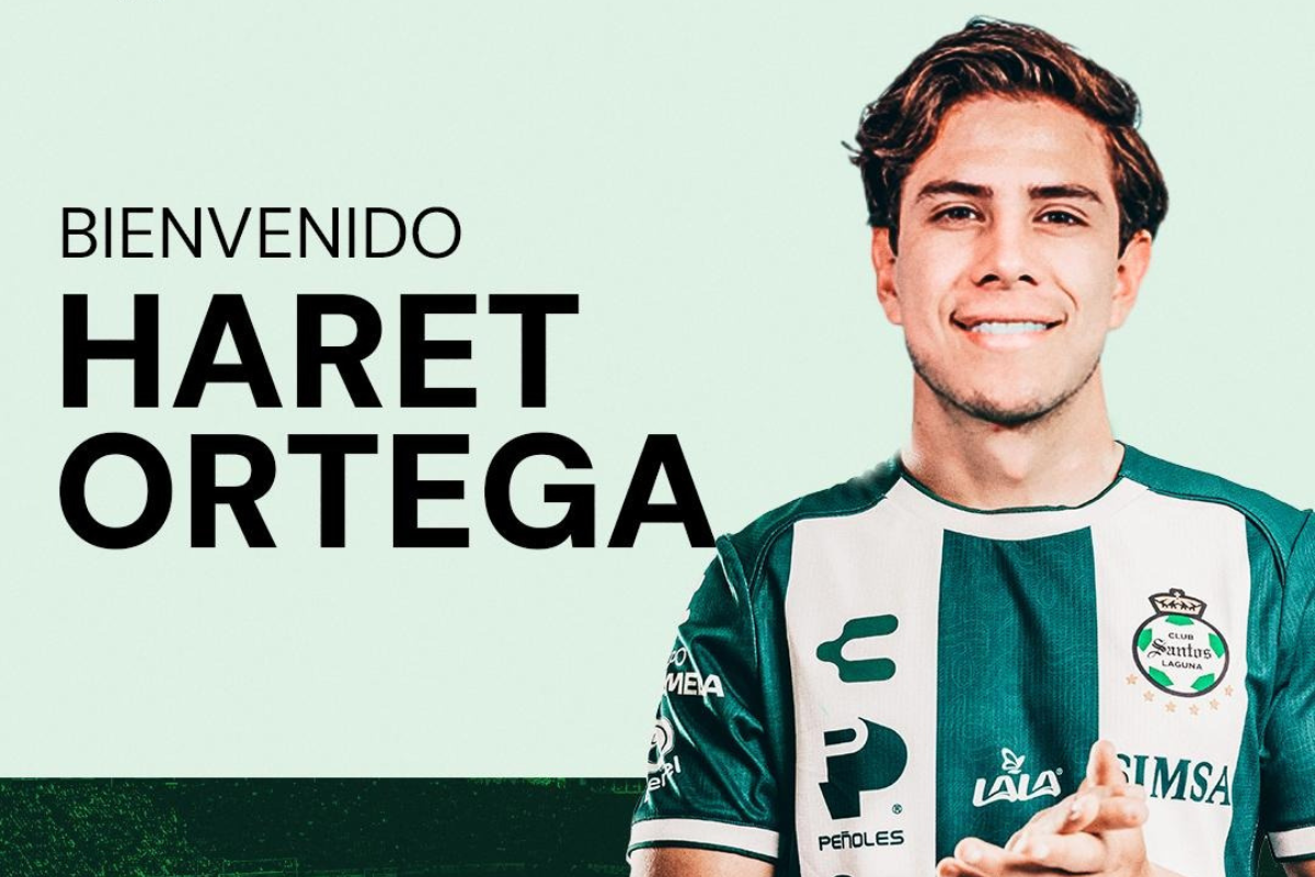 Santos Laguna anuncia refuerzo, llega el defensa central Haret Ortega
