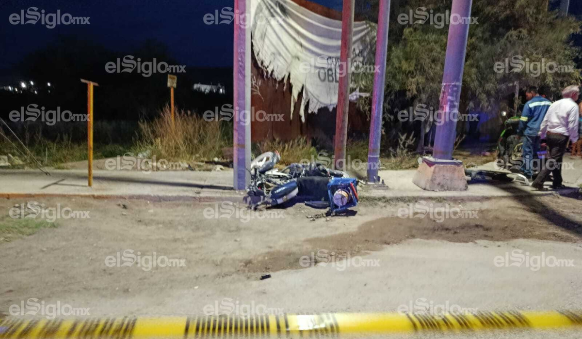 Motociclista pierde la vida tras fuerte choque en cruce de Mieleras y bulevar Libertad