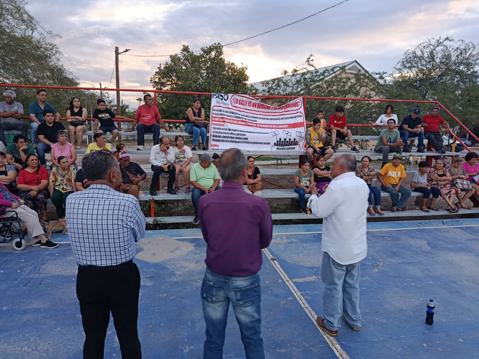 Colonos reiteran rechazo a proyecto vial Villa Florida