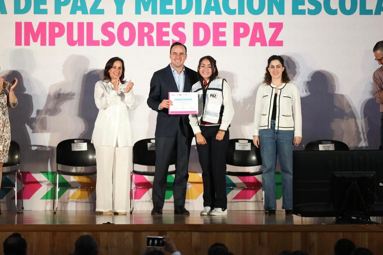 Arrancan programa de cultura de Paz en escuelas de Coahuila
