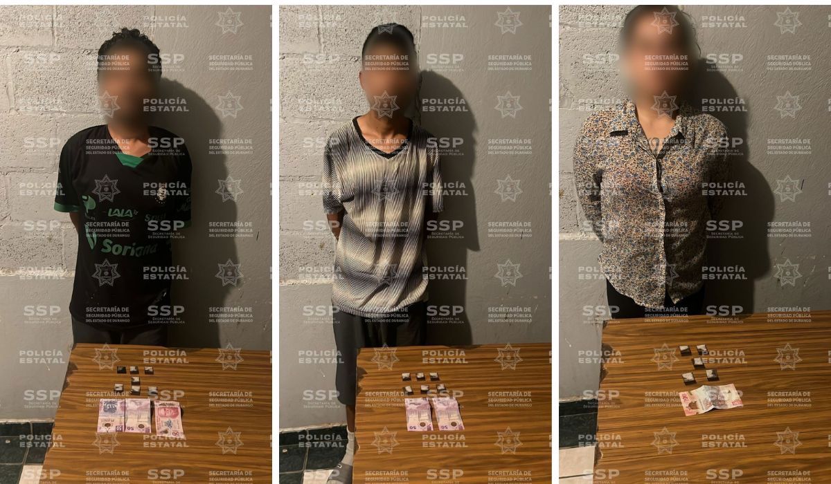 Detienen a dos varones y una mujer con cristal en Gómez Palacio