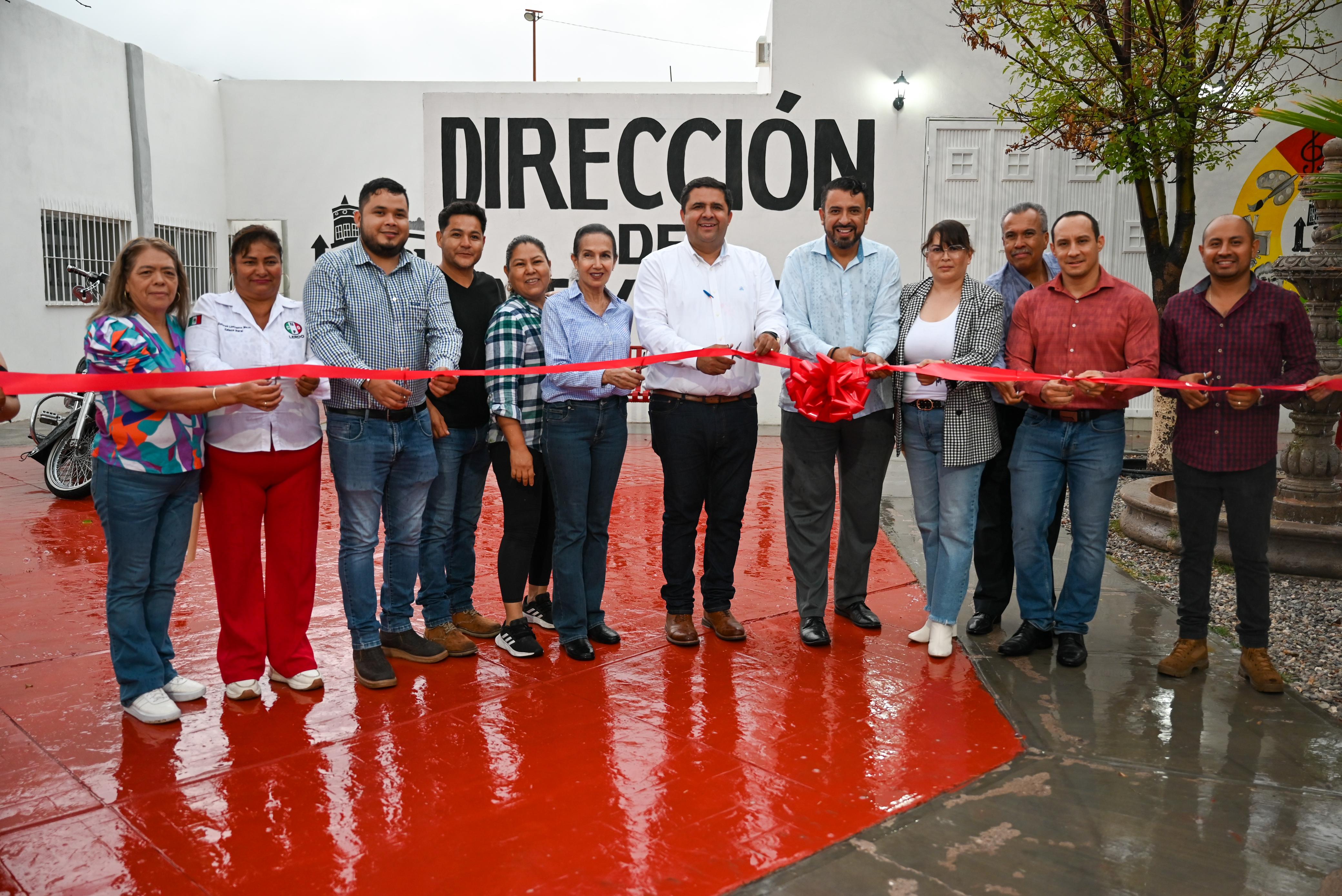 Entregan nuevas oficinas de Arte y Cultura