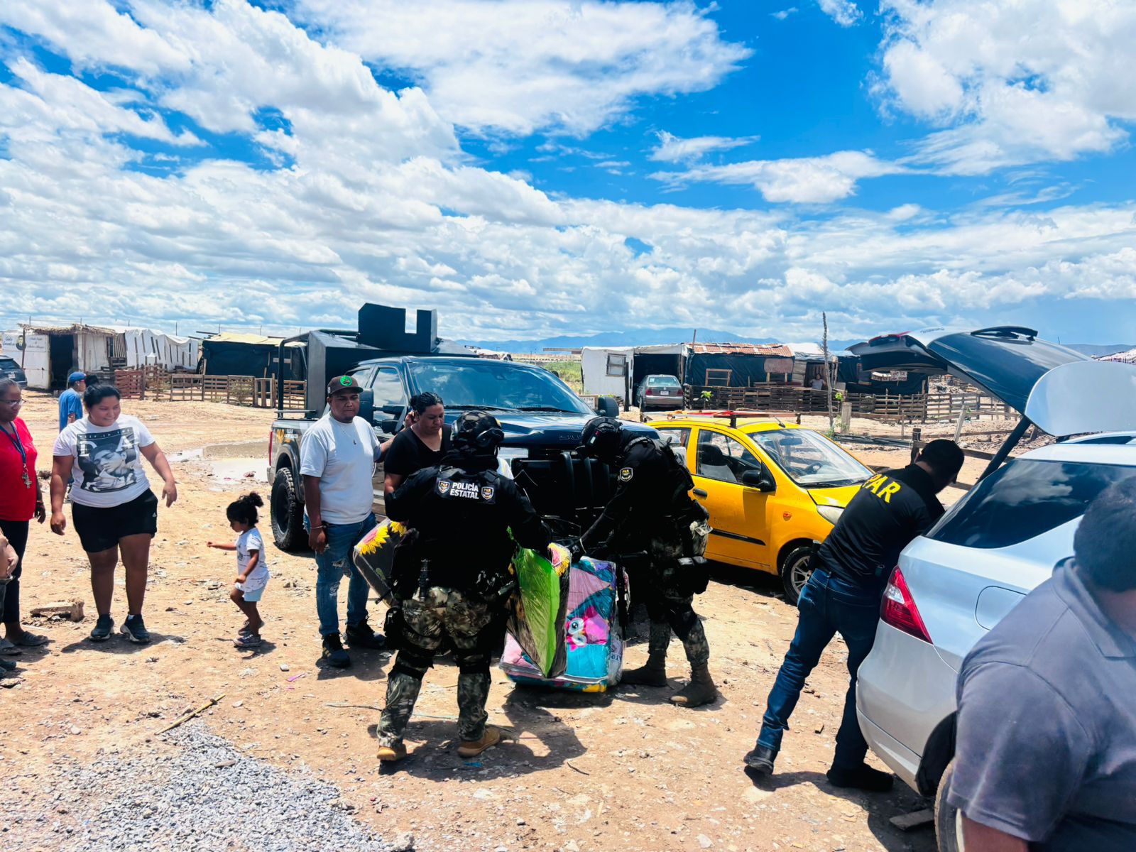 Grupo Reacción Laguna brinda apoyo humanitario a sectores vulnerables tras lluvias