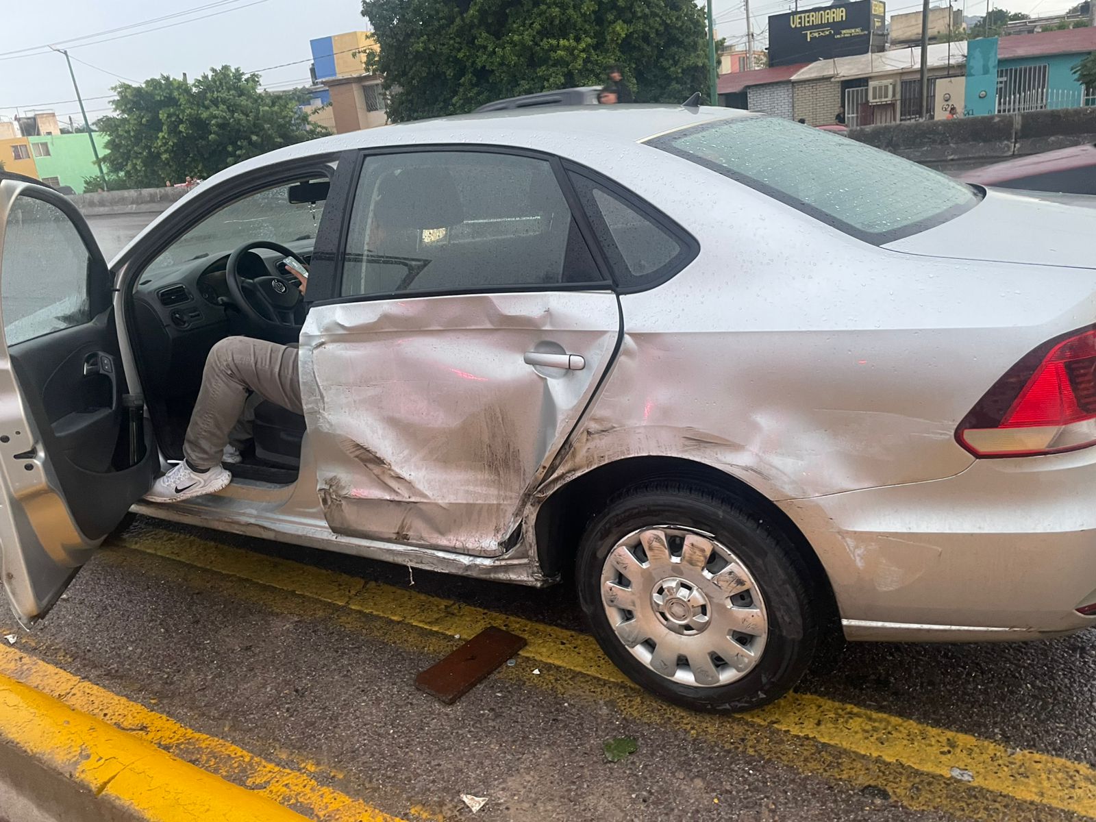 Se registra aparatoso choque en Gómez Palacio