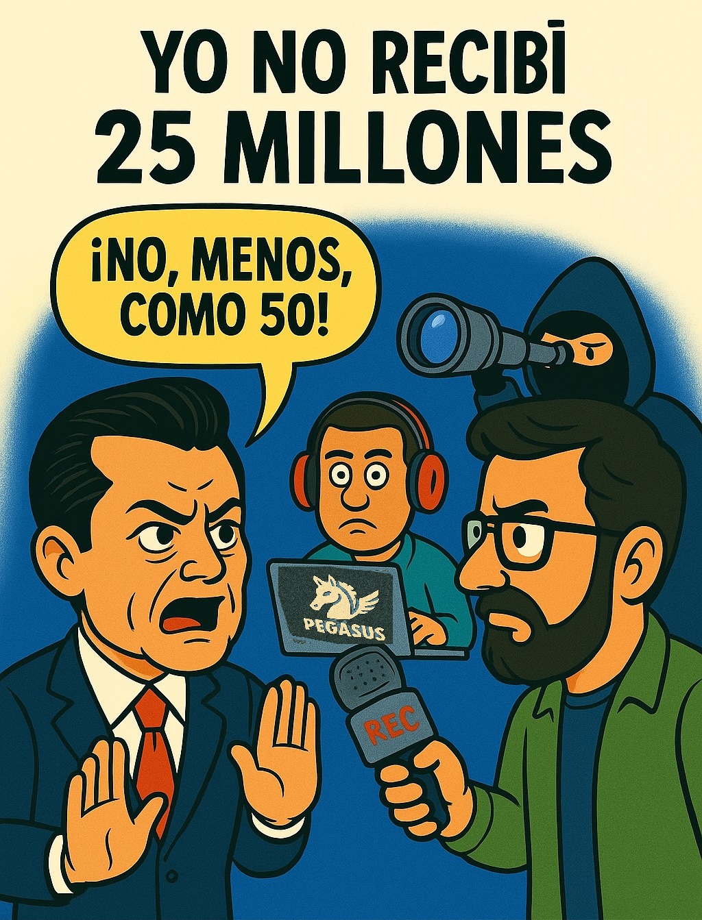 Reacciona con humor la IA ante sobornos de Peña Nieto
