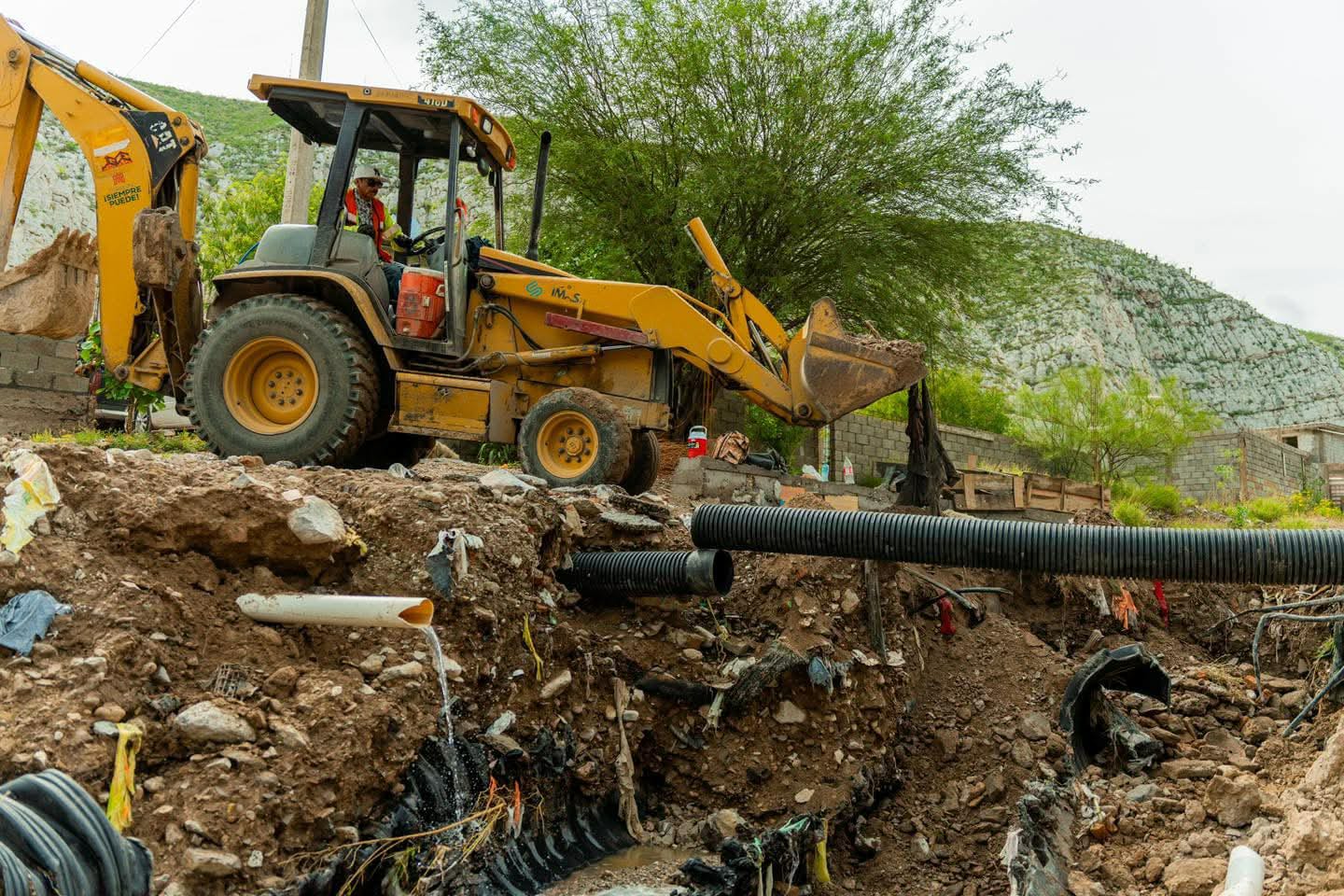 Continúa atención a las colonias del poniente de Torreón más afectadas por las lluvias