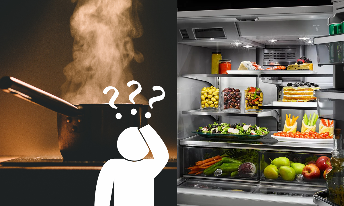 ¿Es malo meter comida caliente al refrigerador?
